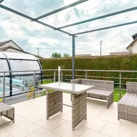 Vila Confortable A Ranville, Piscine Privee Ranville
